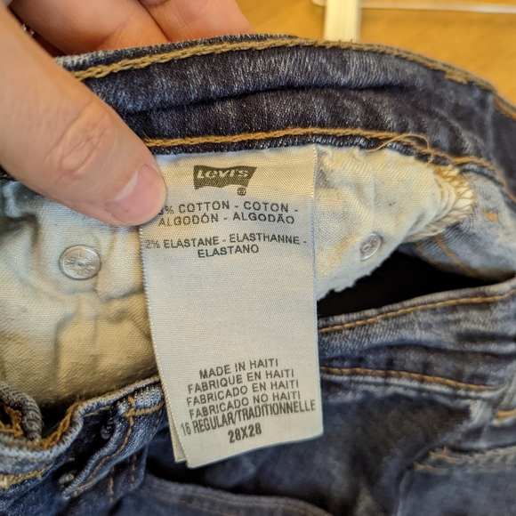 28X28 Levi 511 (16R) jeans - Picture 6 of 6